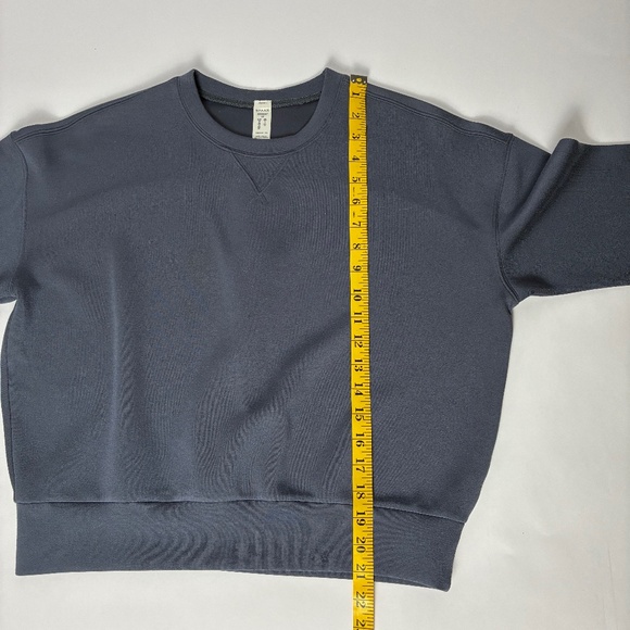 Spanx AirEssentials Crewneck Sweatshirt XS – Smoke - Picture 5 of 7